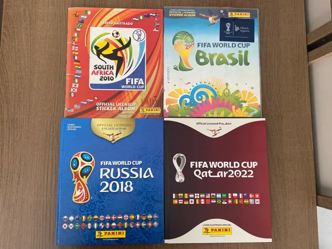 Álbuns Completos Copa do Mundo