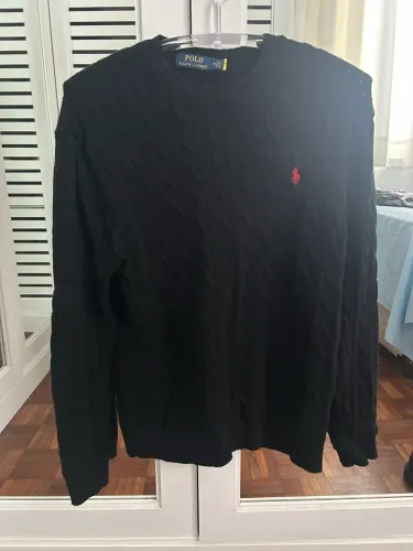 Suéter tricô polo Ralph Lauren original 