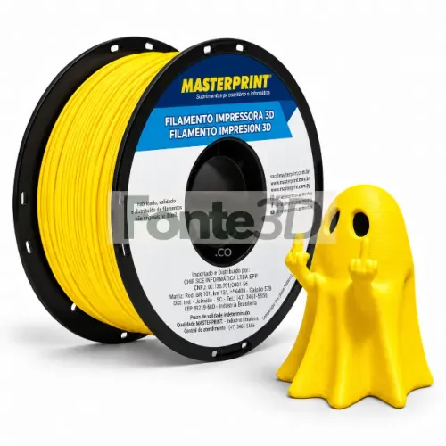 Filamento Petg Amarelo - 1 Kg Masterprint