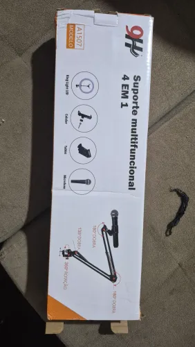 Suporte para microfone, celular, etc.
