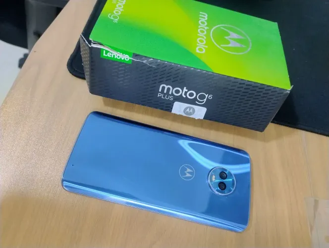 Moto G6 PLUS 64 GB cor topázio em perfeito estado