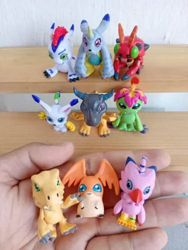 Digimon bonequinhos 9pcs