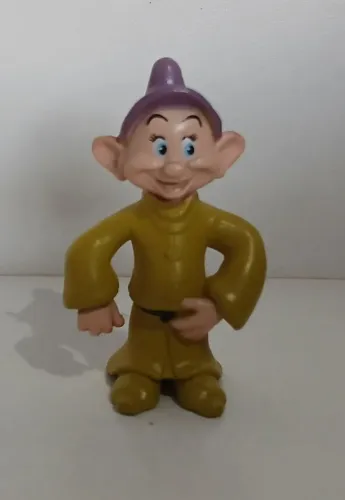 BONECO MINIATURA BRANCA DENEVE E OS SETE 7 ANÕES DUNGA DISNEY ORIGINAL