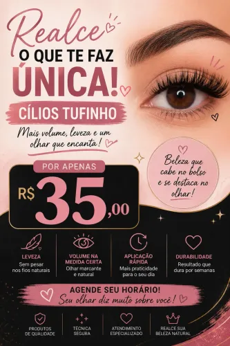 Cílios tufinho