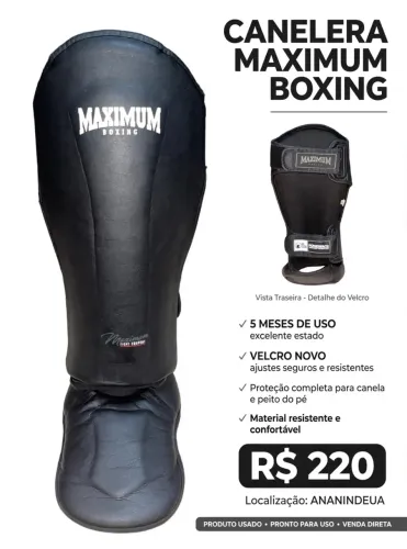 CANELERA MAXIMUM BOXING - 5 MESES DE USO - R$ 220