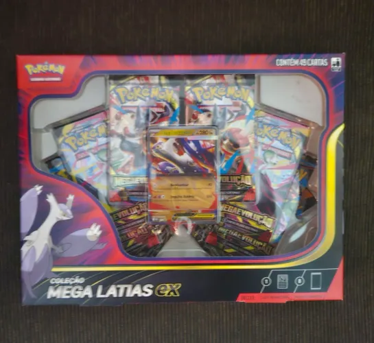 Box Coleção - Mega Latias EX - Pokémon TCG