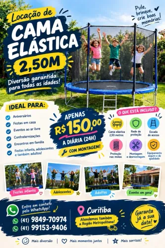 Aluguel de cama elástica