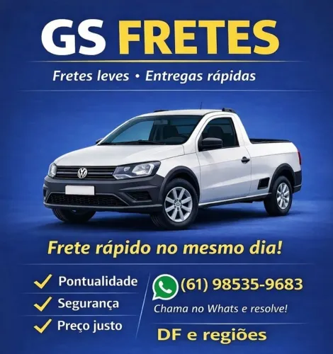 Frete no DF e regiões | Agilidade e Rapidez