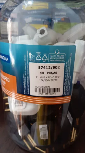 49 Plugs macho 2P+T Tramontina 
