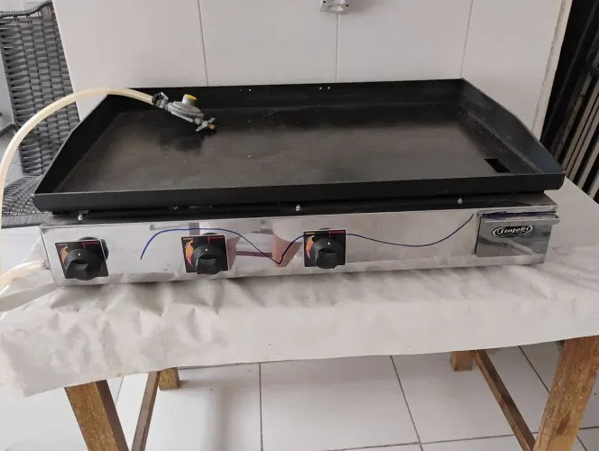 CHAPA DE HAMBÚRGUER PROFISSIONAL 85X50