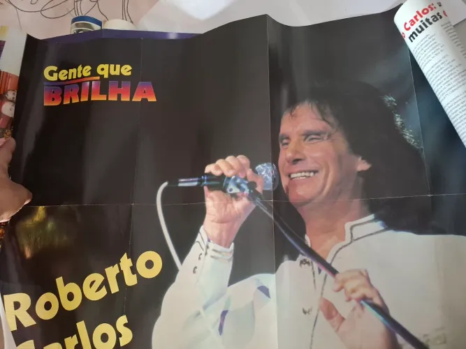 Pôster Roberto Carlos Gente que brilhante Grande