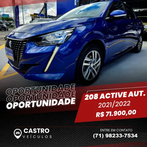 Peugeot 208 Active 1.6 Flex 16V 5P AUT 2022