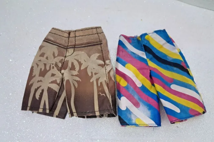 Lote Bermudas Ken (Barbie) bath play fun beach + so cali style Blaine beach anos 2000