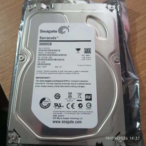 HD Seagate 3 terás novo DVR , storage entre outros