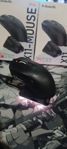 Mouse K-Snake x11 com base de carregamento para vender ligeiro