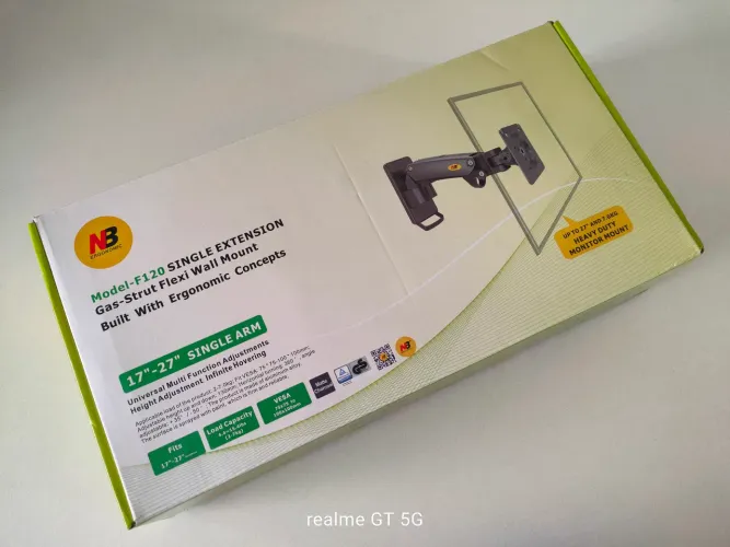 SUPORTE NORTH BAYOU NF F-120 DE PAREDE PARA MONITOR DE 17 A 27