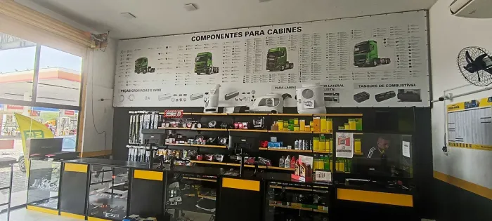 Passo loja de auto peças para caminhões e oficina