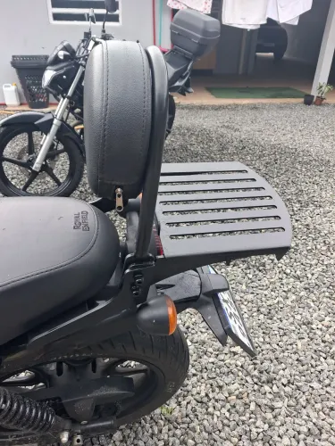 Sissy bar com encosto hunter 350