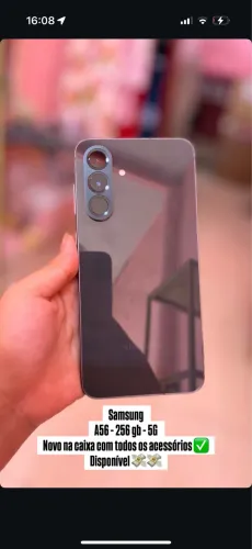 A56 novo na caixa 256 gb