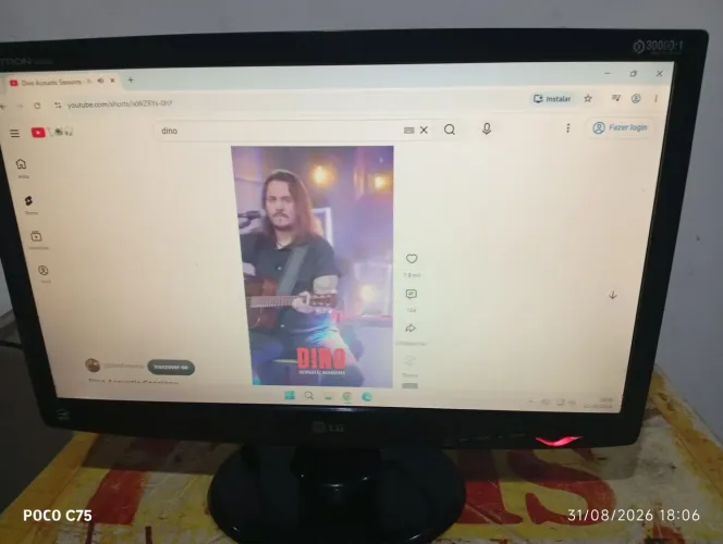 Monitor lg flaton w22 lcd