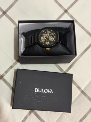 Relógio Bulova Skeleton 98A203 Novo!
