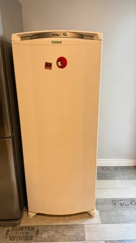 Freezer vertical branco cônsul 