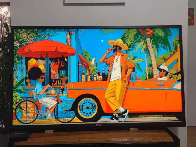 Vendo Tv 60" Polegadas. Philco. Conversor DIGITAL INTEGRADO.Tv Box YouTube Wi-Fi. Ñ Smart