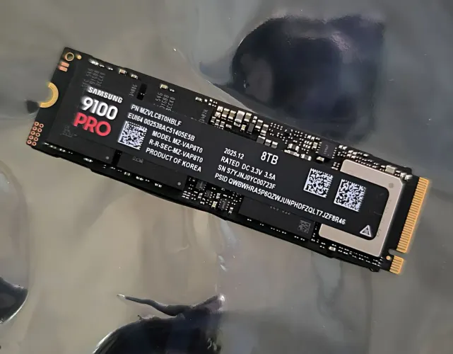 SSD 8TB Samsung 9100 Pro Nvme Gen5 14800mbs /s