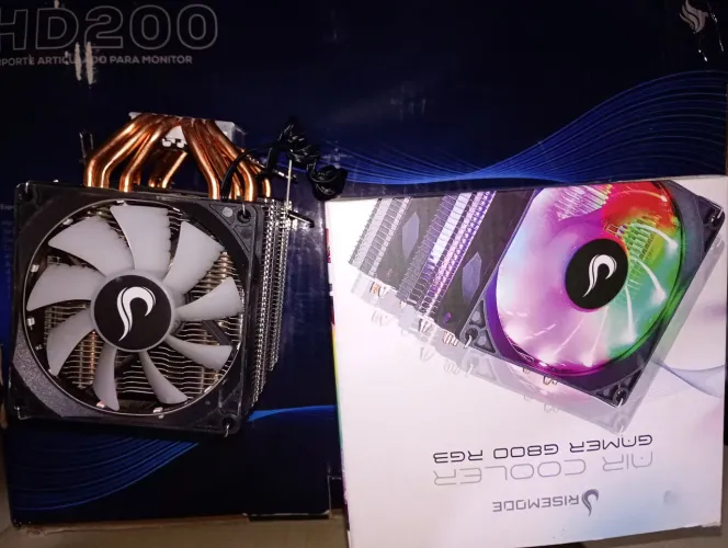 Air Cooler Rise Mode Gamer G800, RGB, AMD/Intel, 90mm, Preto RGB