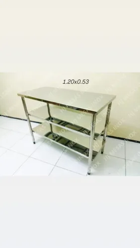 Mesa inox de apoio