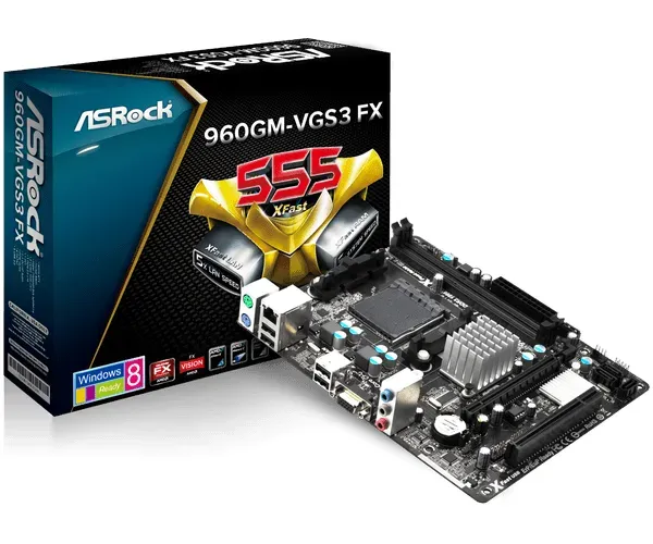 Placa-mãe ASRock 960GM-VS3 FX Socket AM3+ DDR3 Micro ATX