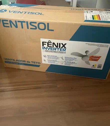 Vendo ventilador de teto com controle remoto