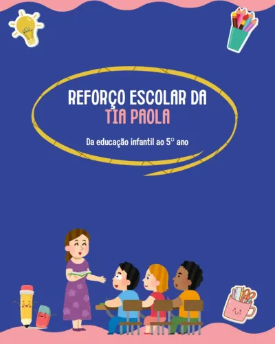 Reforço escolar para educação infantil 