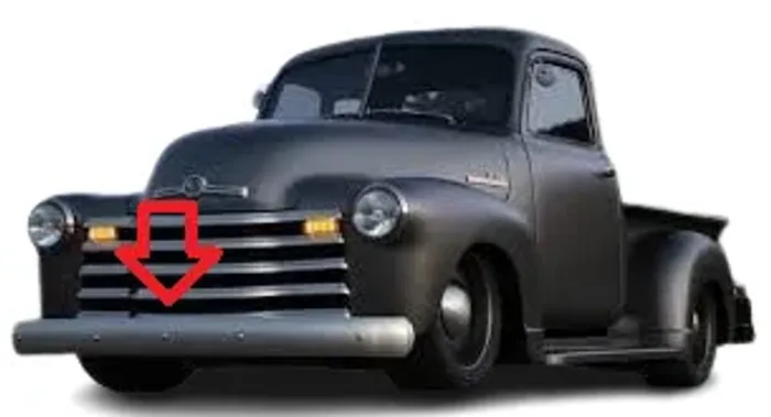 Para-choque Dianteiro Chevrolet Boca de Sapo / Boca de Bagre 1947à 1954 Chapa 4mm