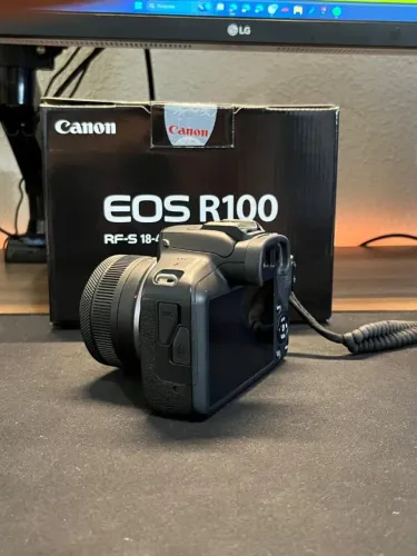 CANON R100 + LENTE DO KIT