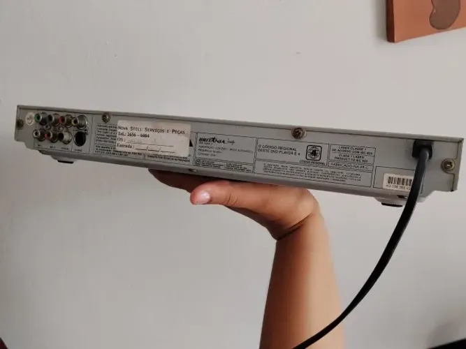 DVD Player Britânia Fama 3 com Karaokê - Preço de Desapego!