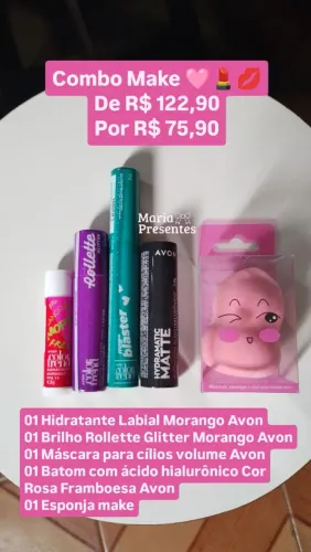 Combo maquiagem Avon