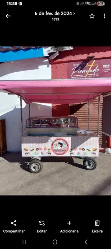 Carrinho para venda ambulante