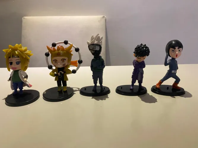 Kit Naruto action figure edital 