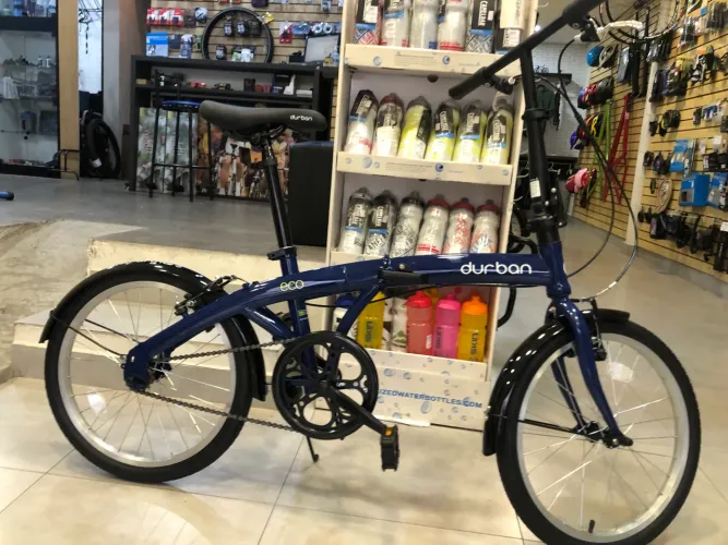 Bicicleta Dobrável Durban Eco Azul
