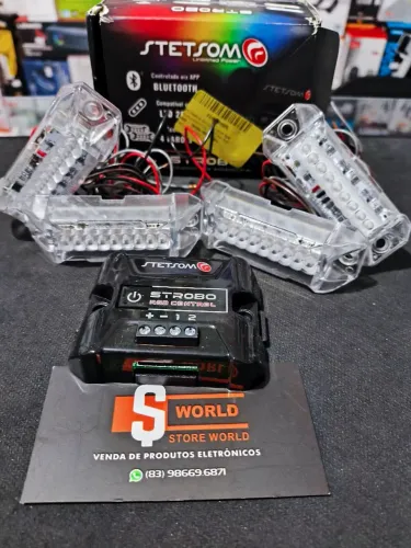 Strobo de Led Stetsom Controle pelo Celular - Loja Store World 