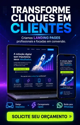 CRIAMOS SUA LANDING PAGE