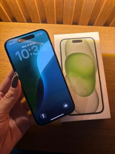 iPhone 15 green | 256GB . Sem avaria