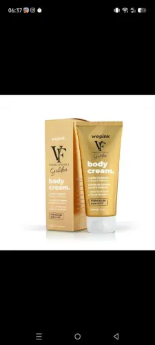Body Cream VF Golden WePink ? | Novo e Lacrado