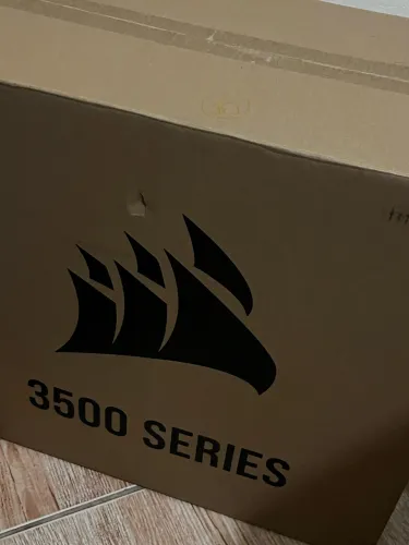 Gabinete Corsair 3500 series com kit de 3 ventoinhas