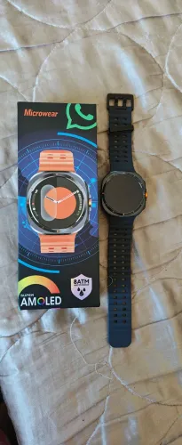 Smartwatch Samsung ultra Su01 8 Atm Prova D'água Microwear Gps Nfc Bluetooth