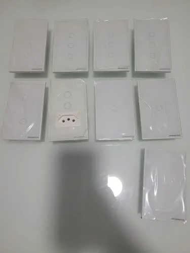 Kit 9 Interruptores wifi touchscreen nova digital