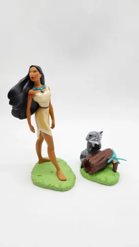 Miniaturas Pocahontas, Meeko & Flit (Disney Store)