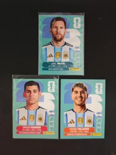 Figurinhas da Argentina (Messi!!!)