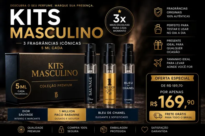 Kit Perfume Masculino